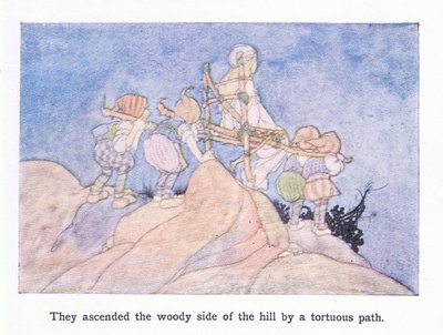 Ils montèrent le côté boisé de la colline par un chemin tortueux - Charles Robinson